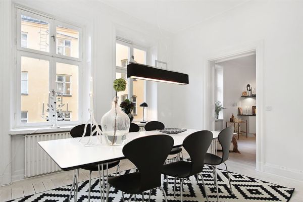 Swedish Apartment Featuring Soothing Colors