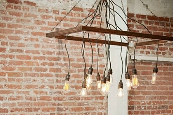 Vintage industrial lamps